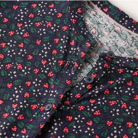 Smocked Waist Jersey Shirt Dress - Picture 5 of 11